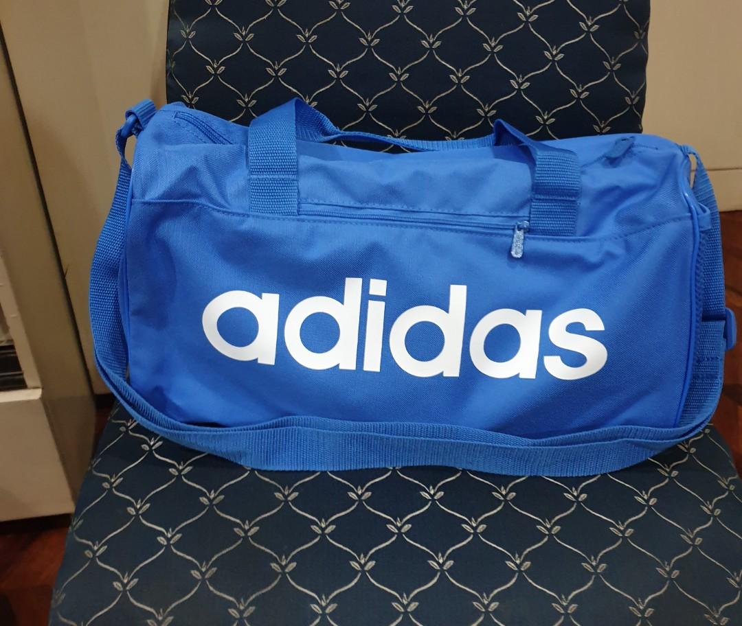 adidas linear core duffel bag small