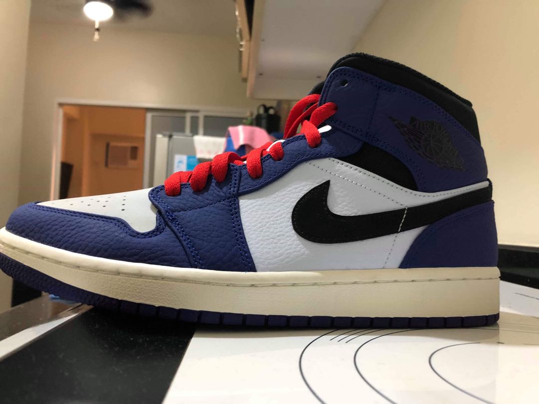 jordan 1 mid deep blue