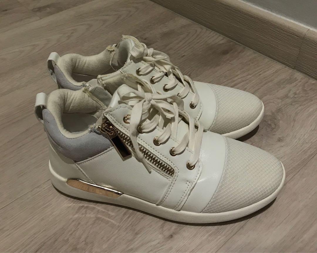 Aldo white best sale sneakers