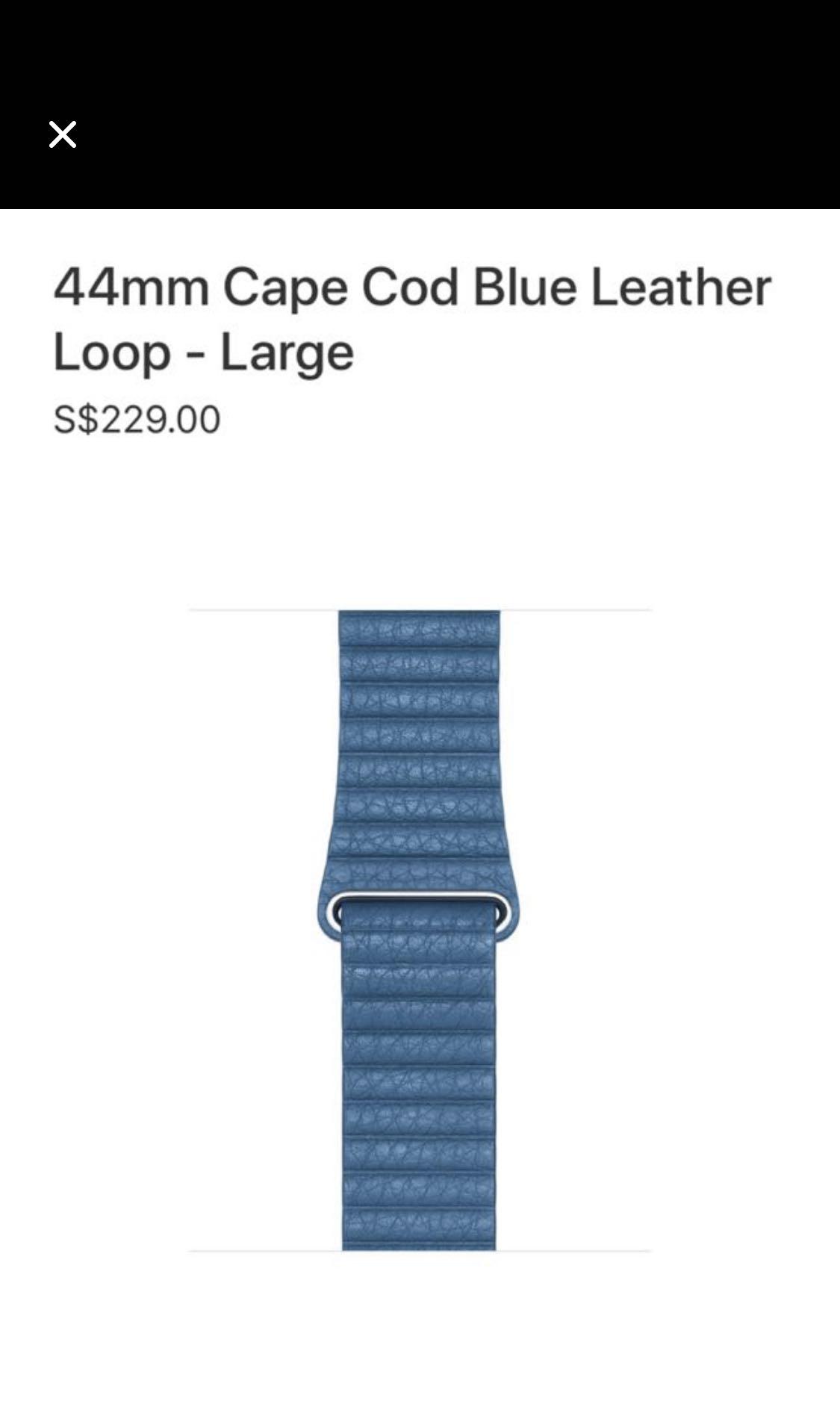 Cape cod blue outlet leather loop