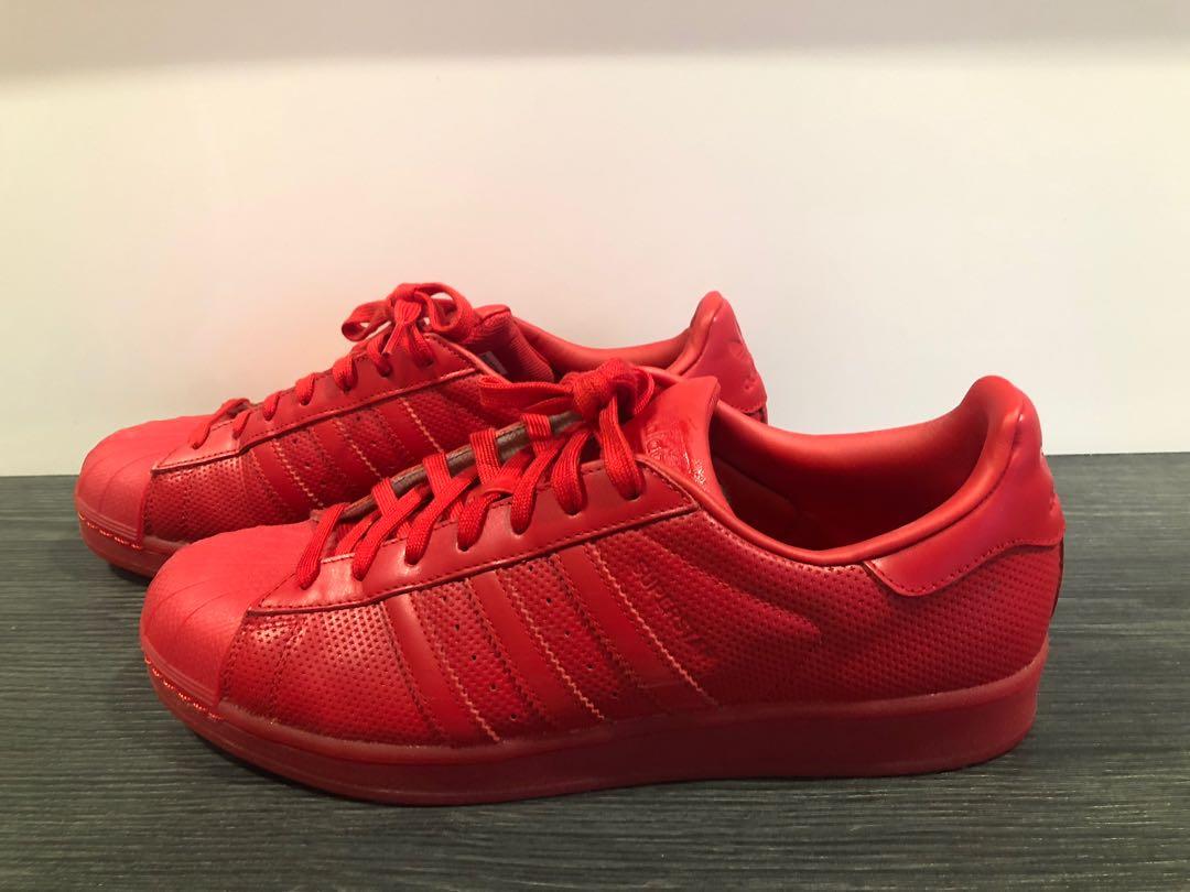 Adidas superstar shop red 47