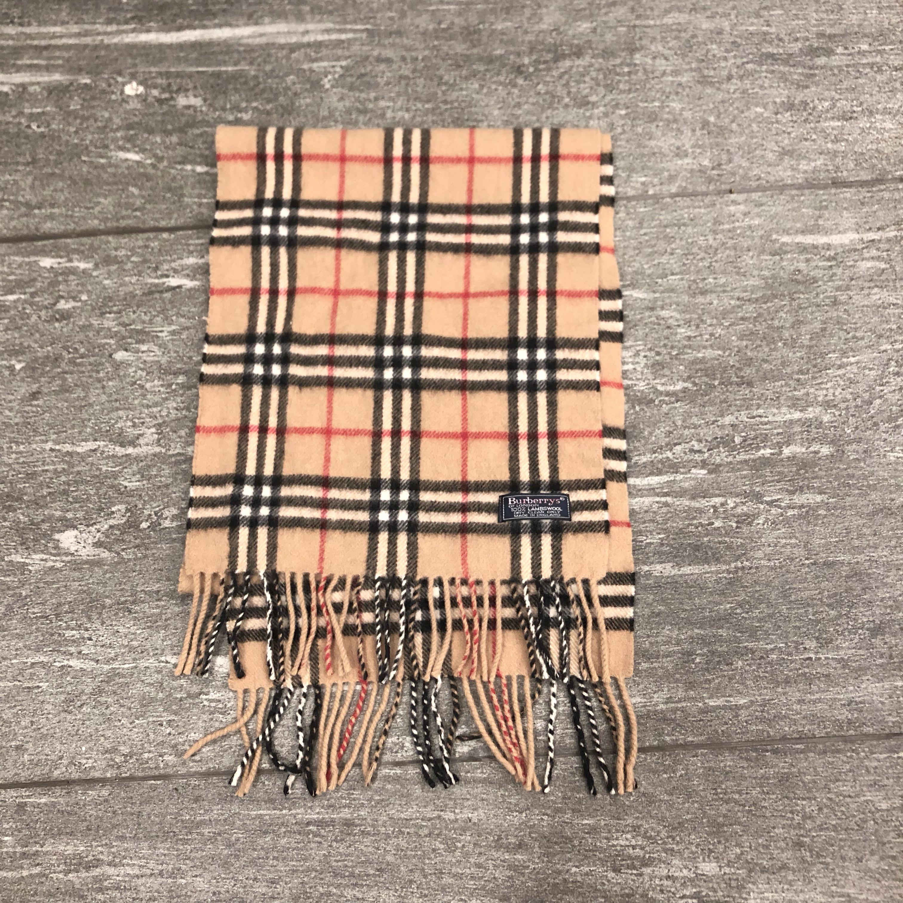 burberry lambswool scarf authentic