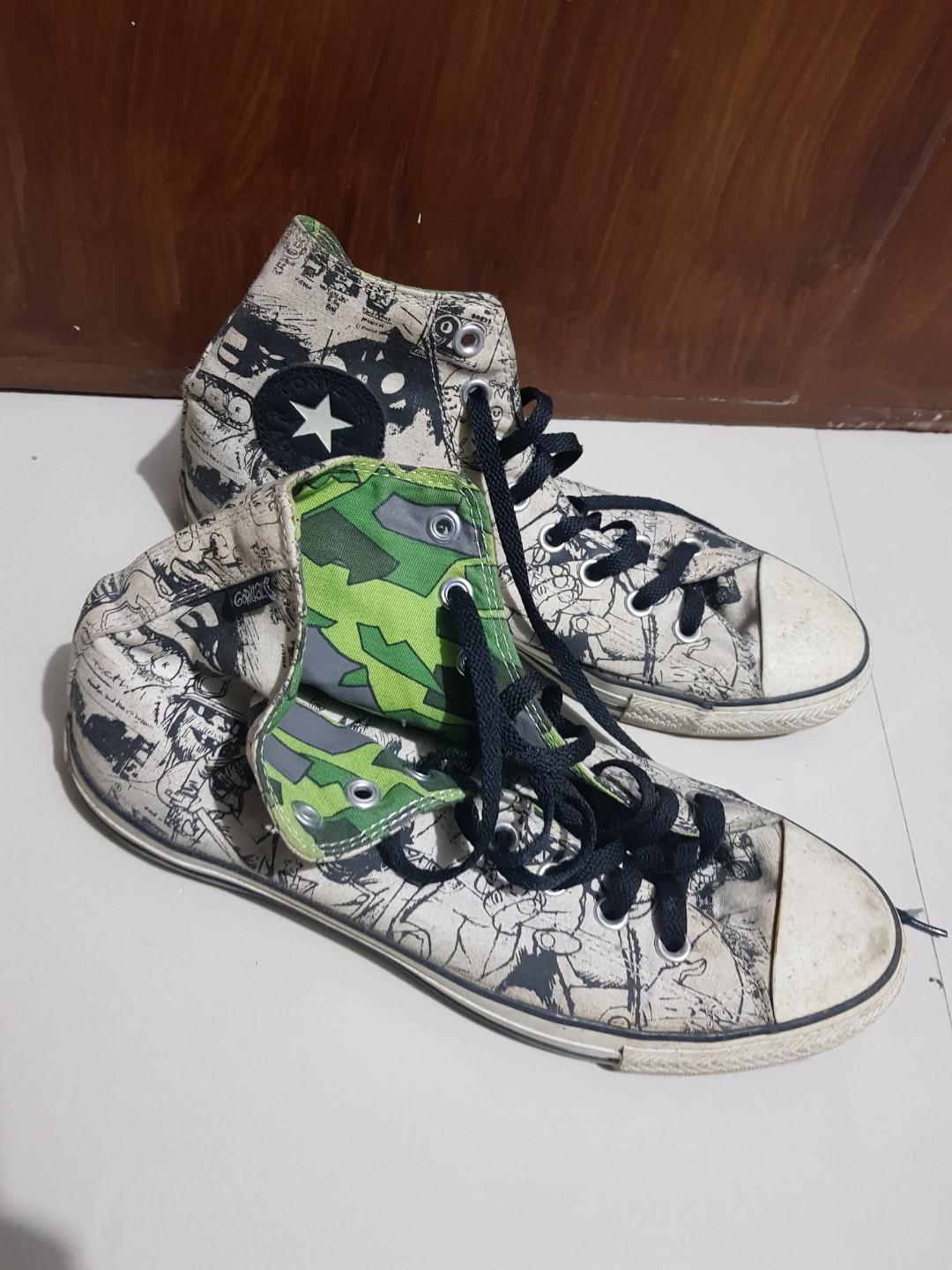 Authentic CONVERSE artwork gorillaz