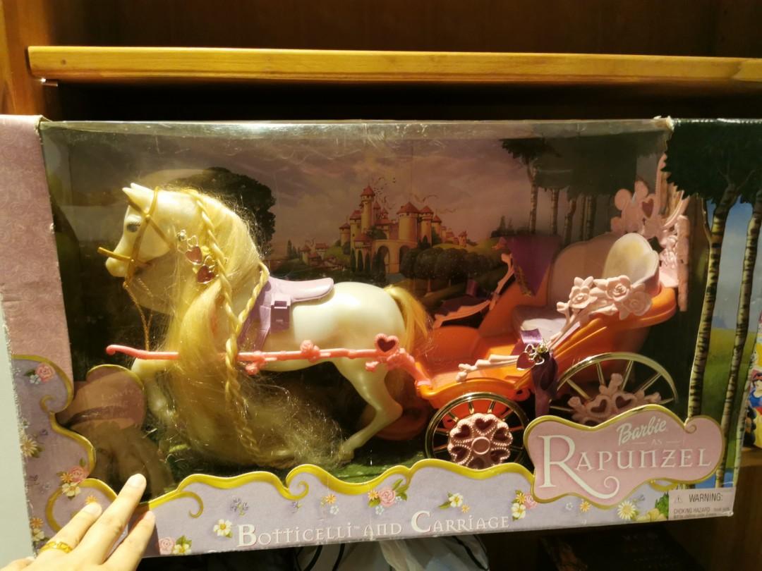 vintage barbie horse and carriage