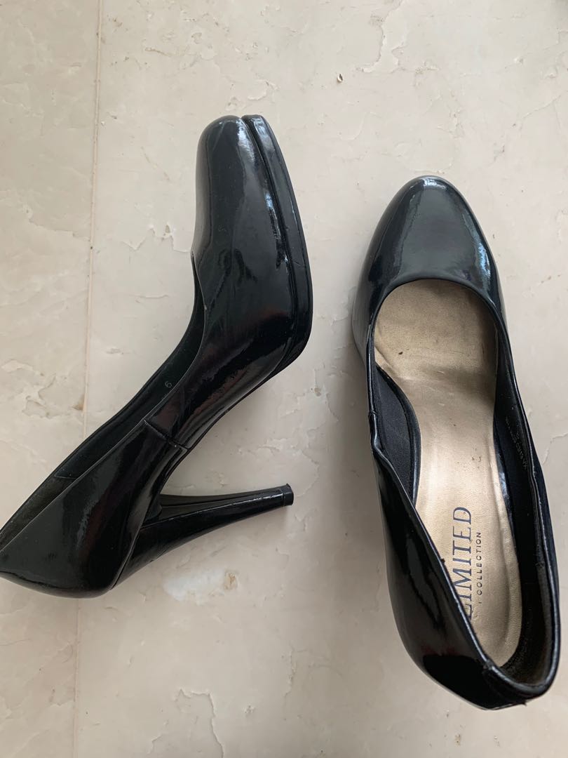 marks and spencer black heels