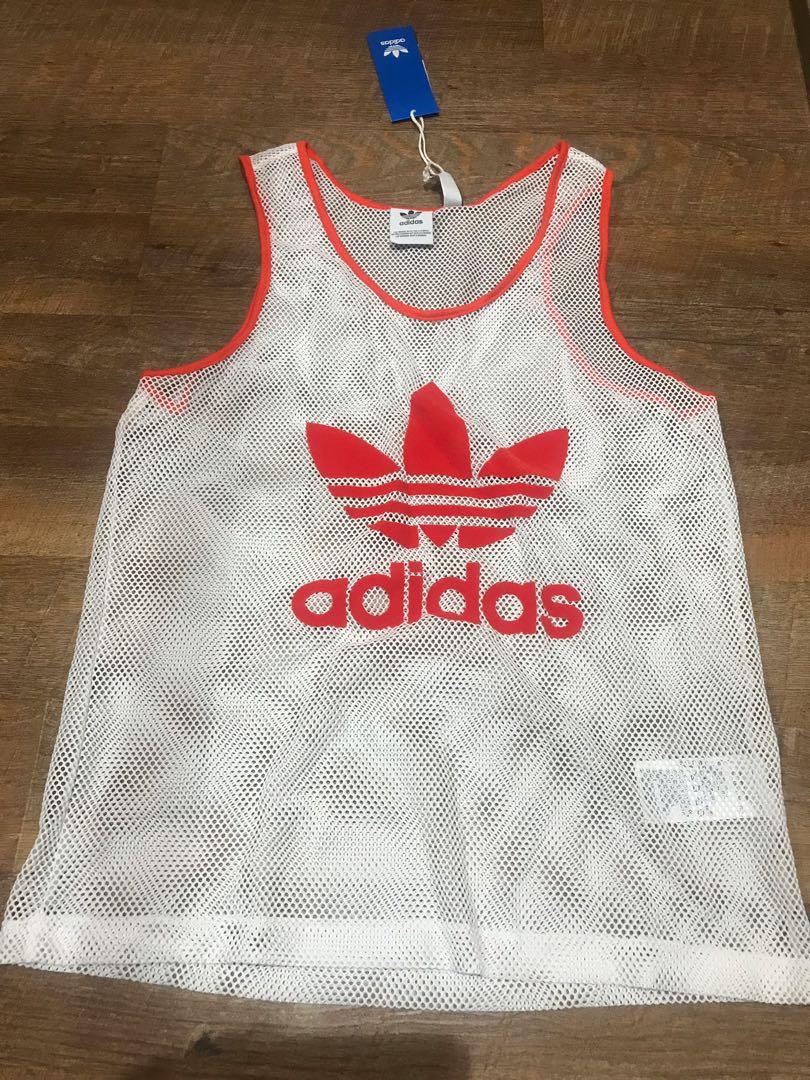 Brand New with Tag Adidas Mesh Tank Top Women s Fashion Tops Sleeveless on Carousell