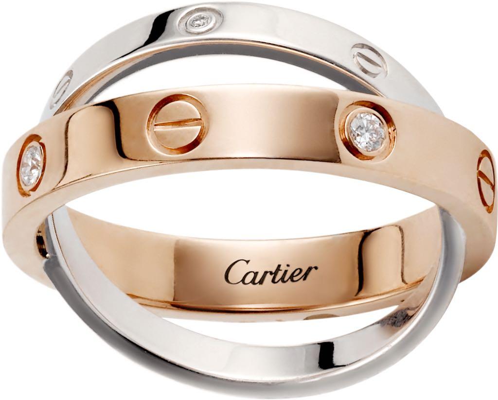 Double clearance love ring