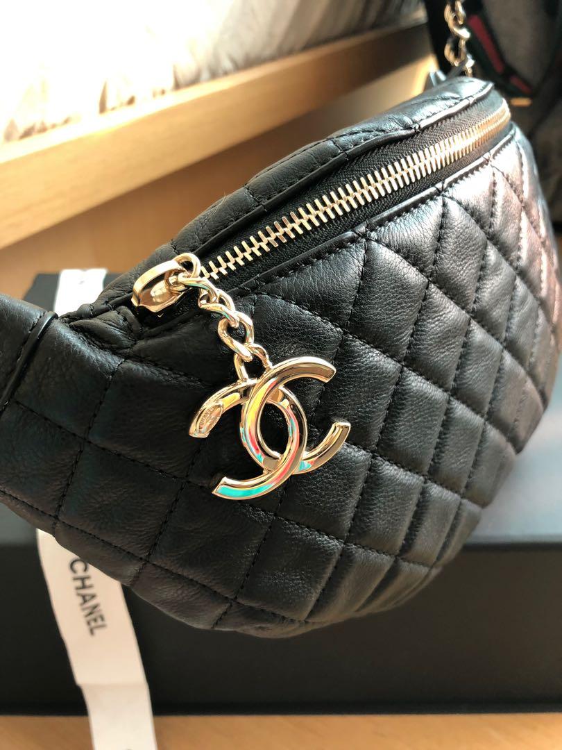 Chanel Waist Bag 2018, 名牌, 手袋及銀包- Carousell