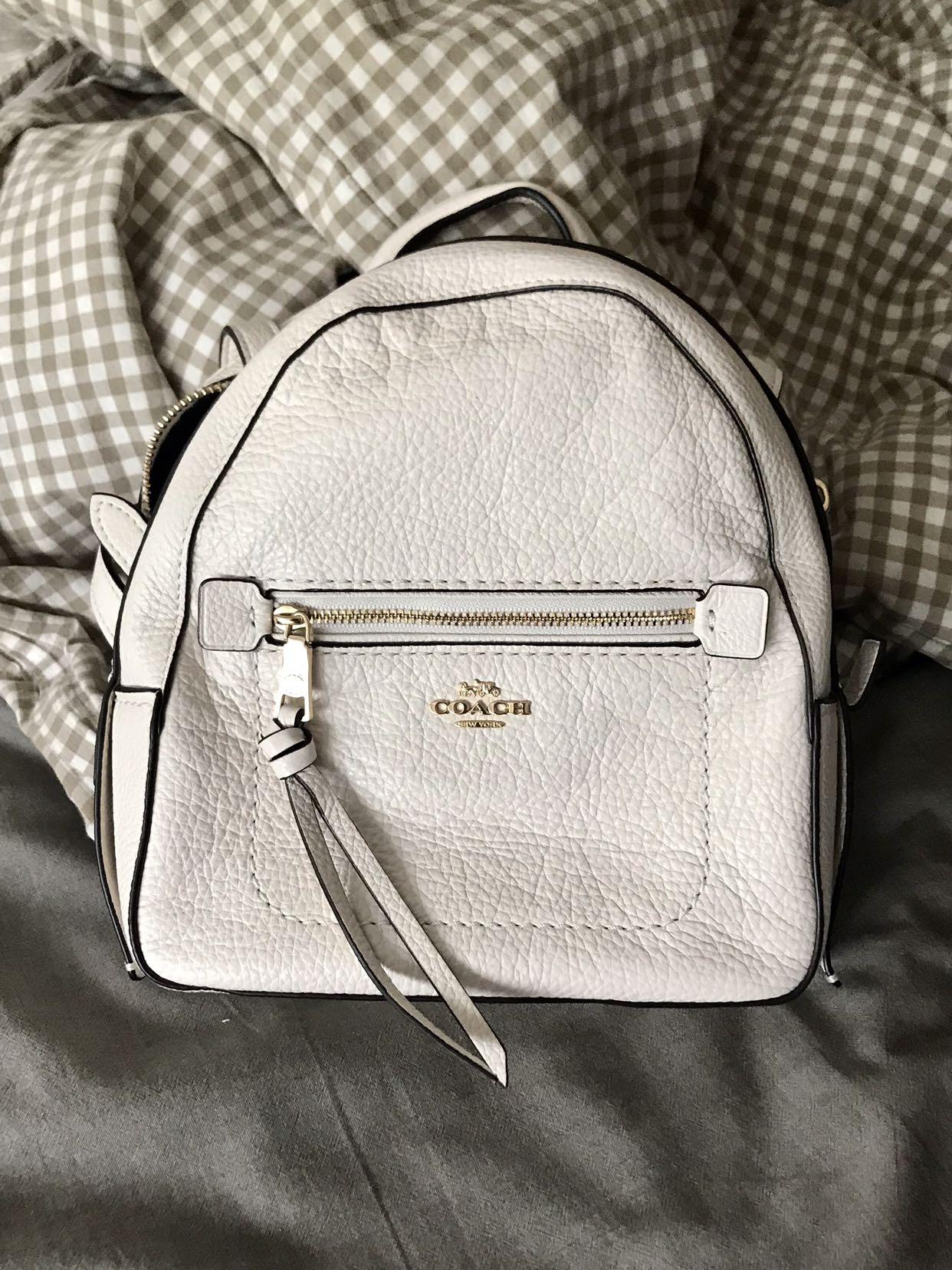 Coach Andi Backpack White Women s Fashion Bags Wallets