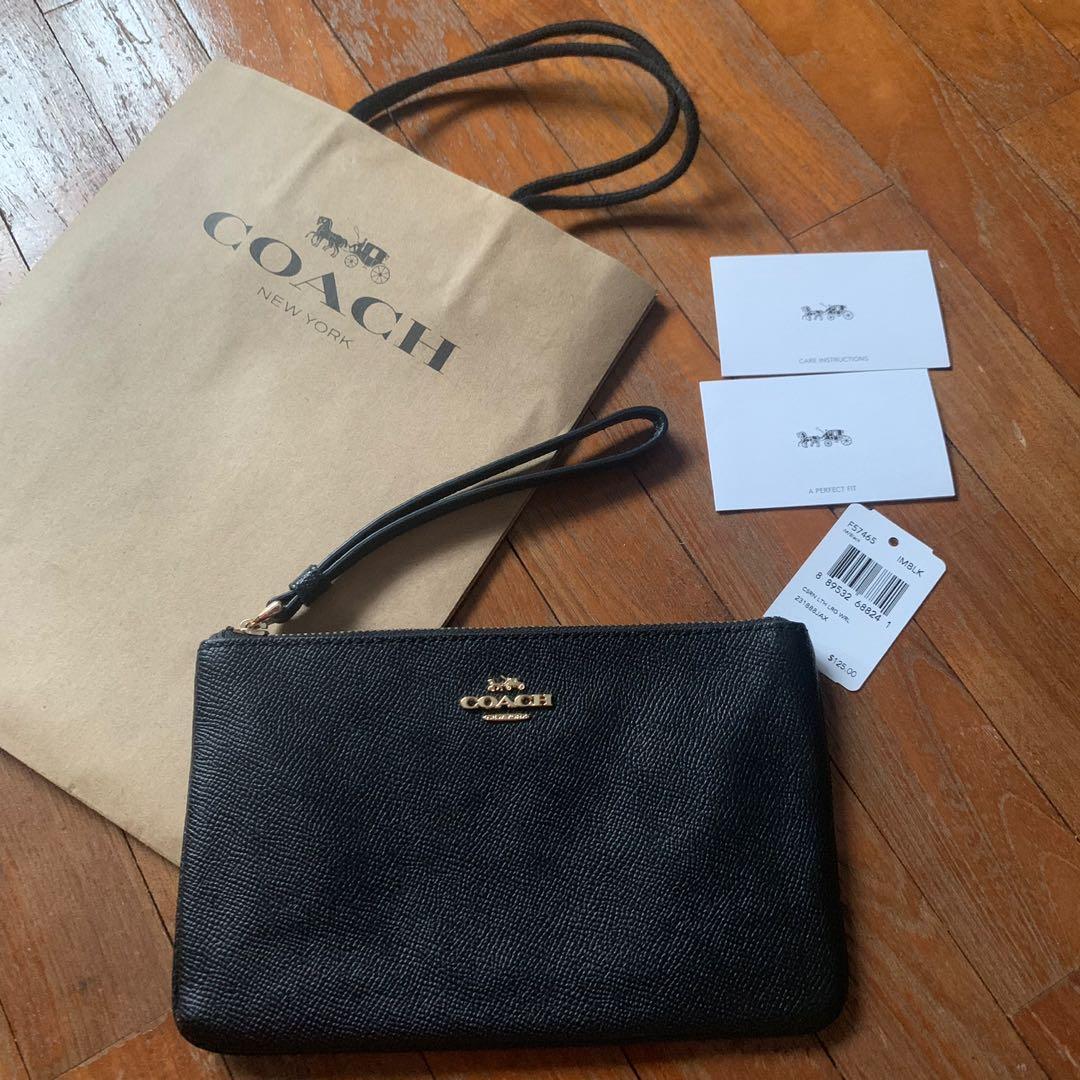 Coach pouch black outlet