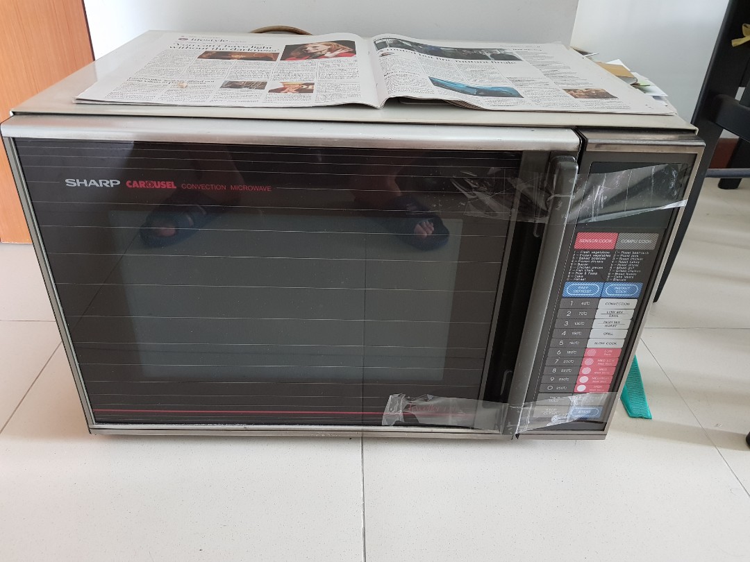 Sharp CAROUSEL convection microwave R8580, TV & Home Appliances, Kitchen Appliances, Ovens