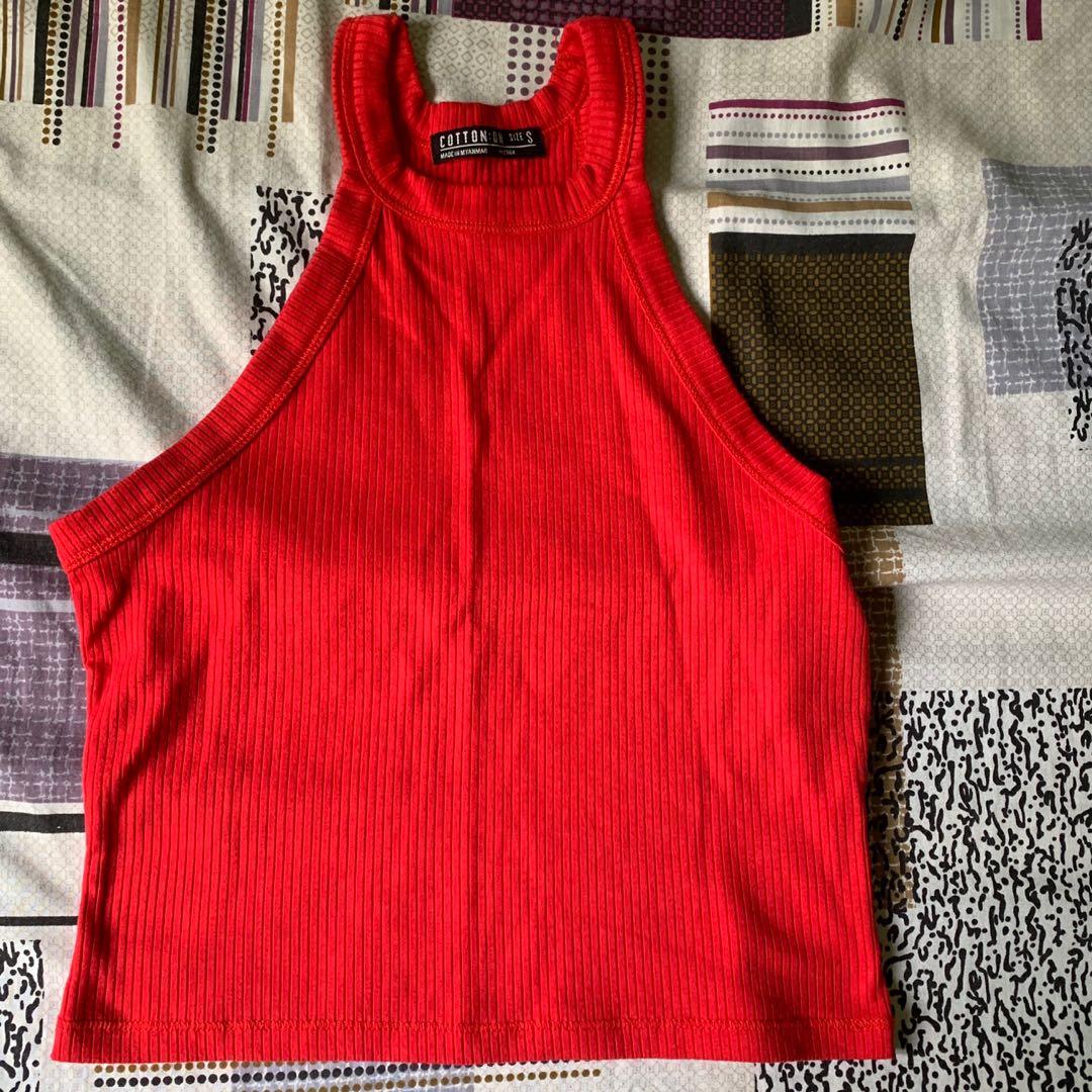 Cotton On Halter Top (Category: Sleeveless) located in Manila. Submitted by randomparcels (Listing ID 254140792, Image 1). Description: ⭐️ Decluttering my closet! Feel free to visit my profile for more items ⭐️ Sf: + ₱50 (around Metro Manila) to be shouldered by the buyer Meet-ups: around DLSU only All items are pre-loved unless stated otherwise .
