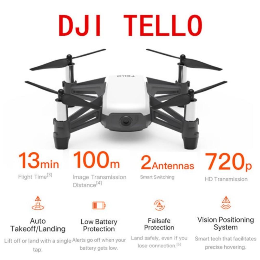 drone dji ryze tech tello
