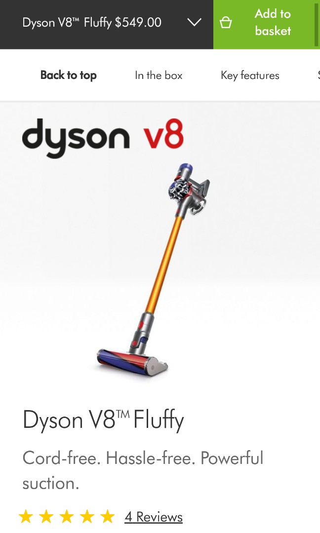 Dyson V8 Fluffy Home Appliances Cleaning Laundry On Carousell