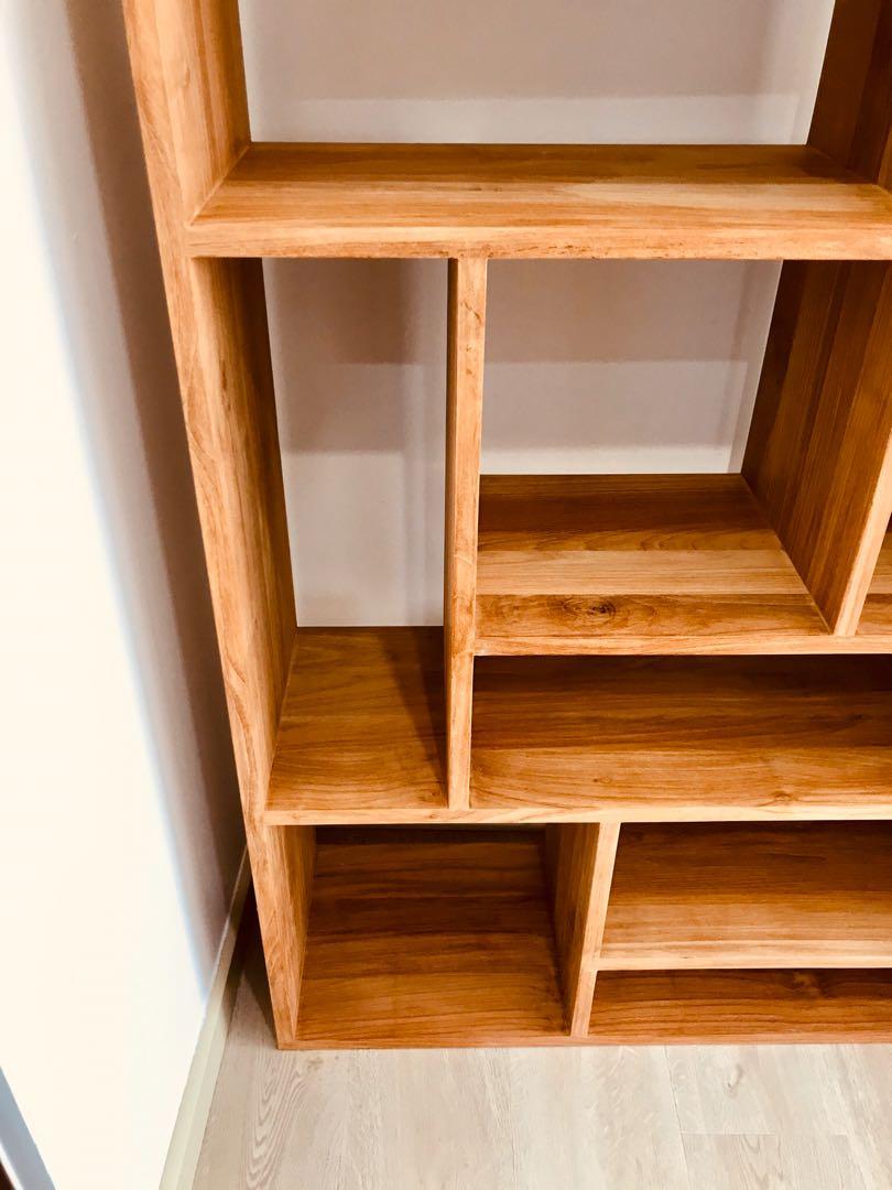 Ethnicraft Oak Rack/Shelf, Furniture & Home Living, Furniture, Shelves ...