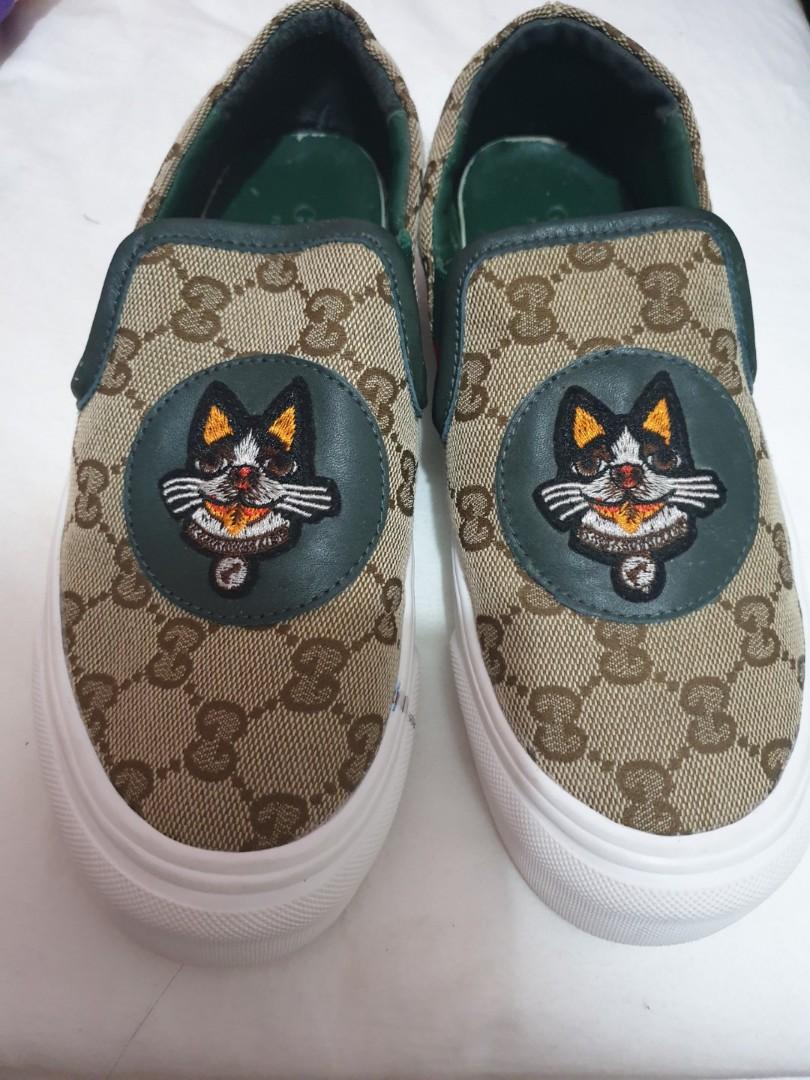 gucci cat sneakers