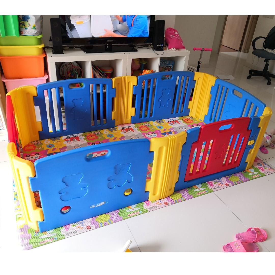 6 panel baby play yard