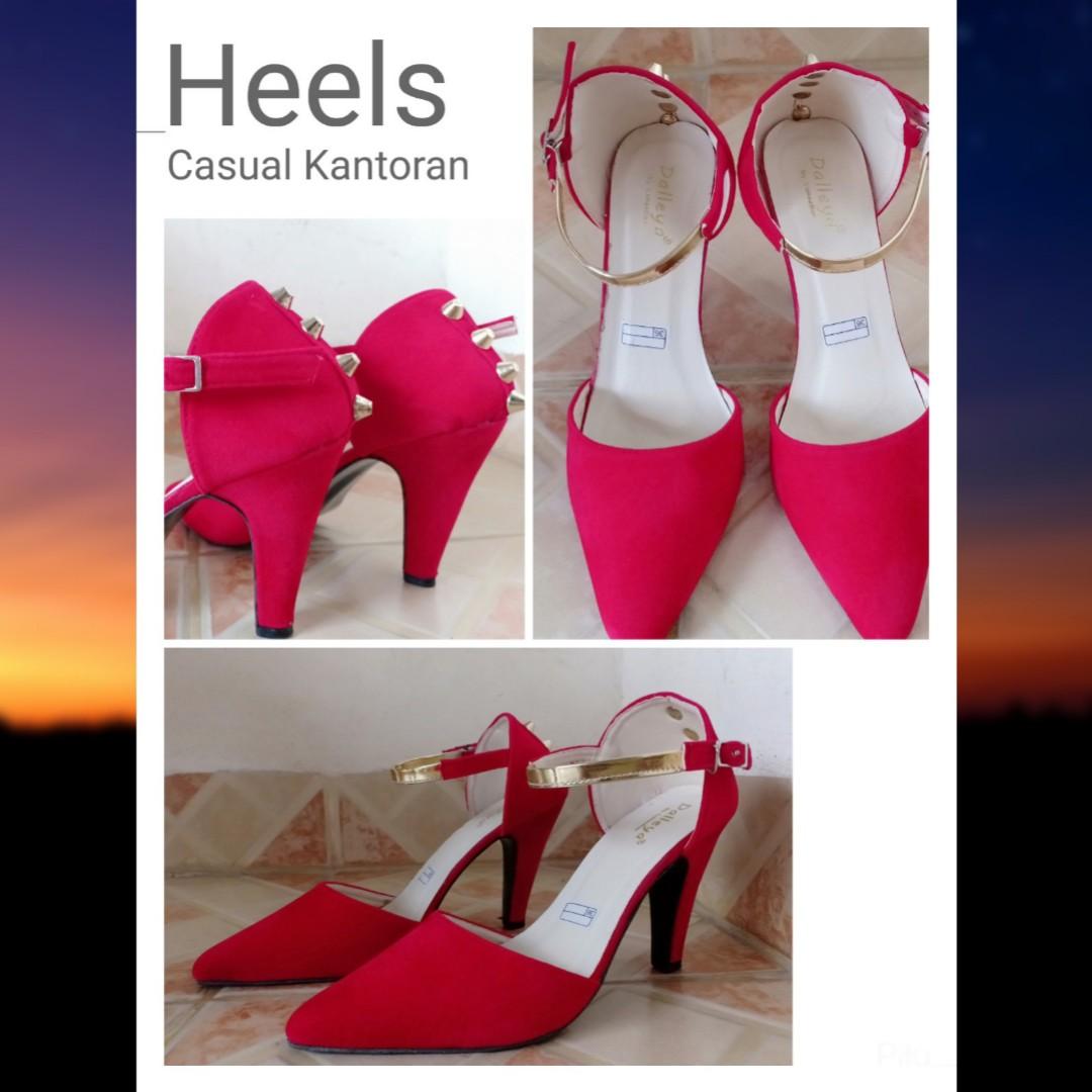 High Heels Casual Kantoran 01 Fesyen Wanita Sepatu Di Carousell