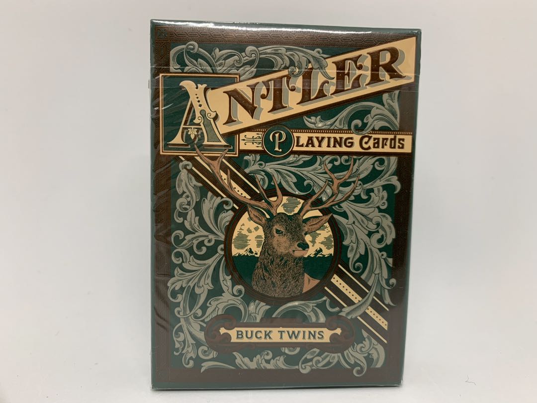Hunter Green Limited Edition Antler Playing Cards by Dan & Dave