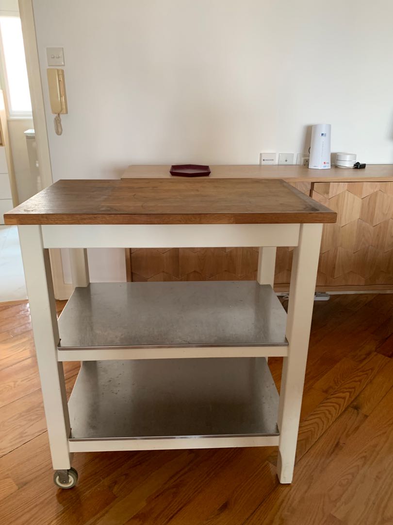 Ikea kitchen island bench, 傢俬＆家居, 傢俬, 書櫃、櫃子及架 Carousell