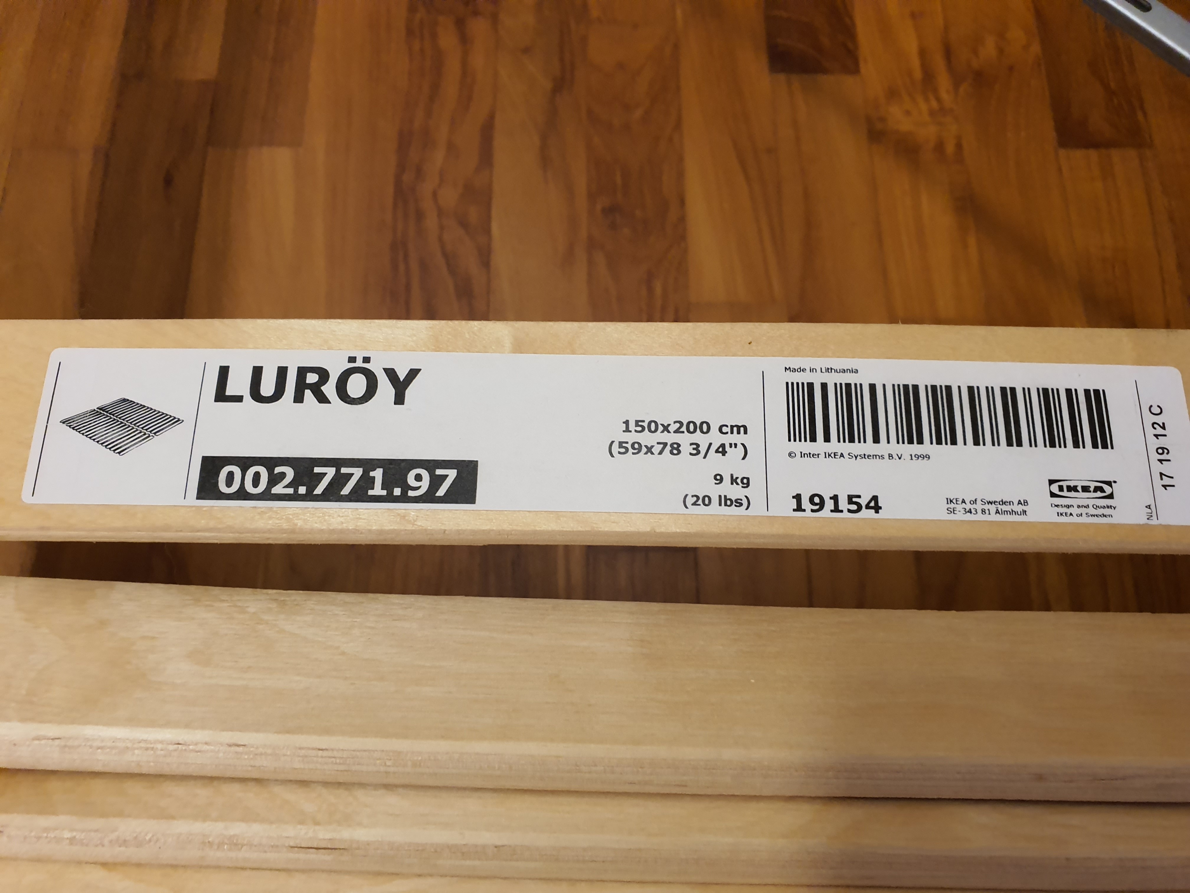 Ikea Luroy Slatted Bed Base Skorva Mid Beam Furniture Others On Carousell