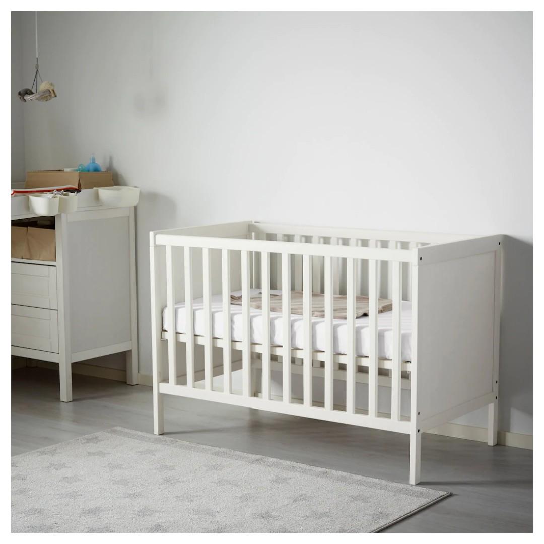 IKEA BABY AND TODDLER COT with like new mattress (AGE 05), Babies