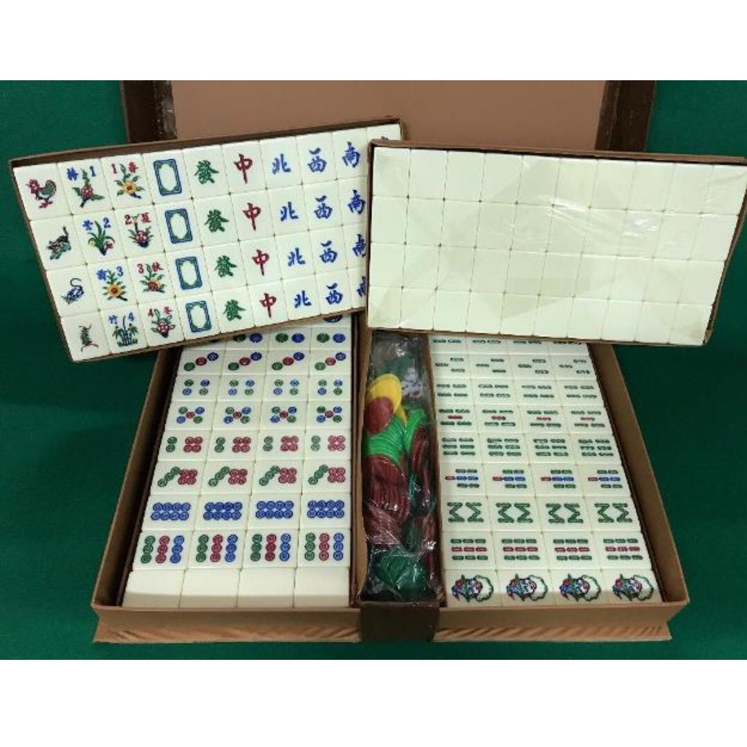 Standard Size Ivory Colour Mahjong Set (Brand New), Toys & Games, Others on Carousell