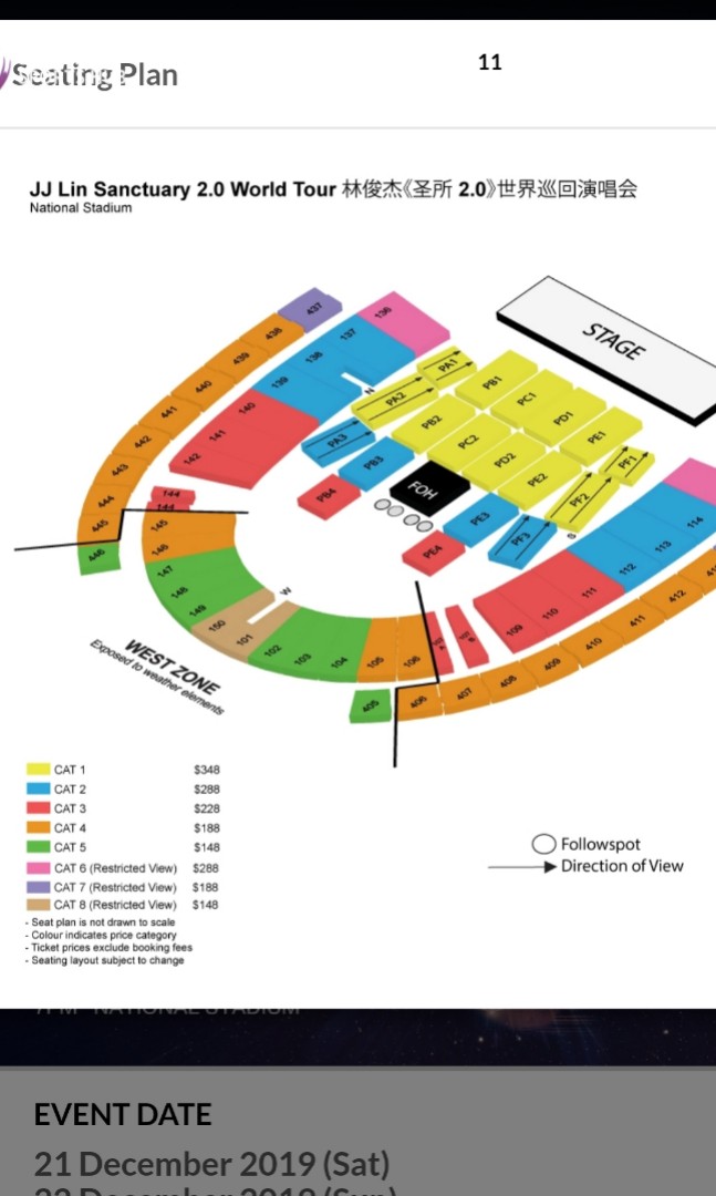 JJ LIN CONCERT TICKET, Tickets & Vouchers, Event Tickets on Carousell