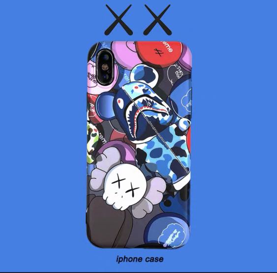 Kaws Bape Supreme Iphone Case Mobile Phones Tablets Mobile Tablet Accessories Cases Sleeves On Carousell