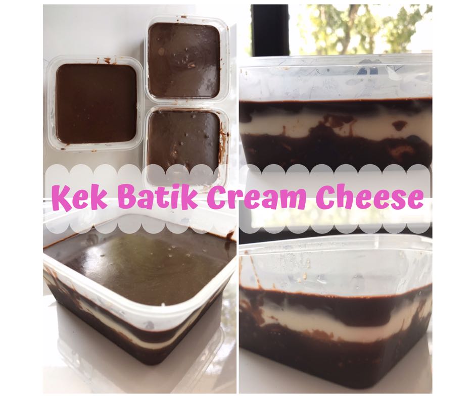 Kek Batik Cream Cheese Indulgence Food Drinks Baked Goods On Carousell