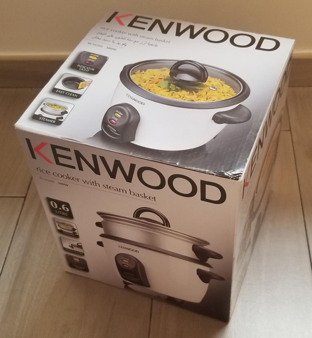 Kenwood 電飯煲連蒸籠 全新香港行貨 RCM280 300W, 家庭電器, 廚房電器, 焗爐及多士爐 Carousell