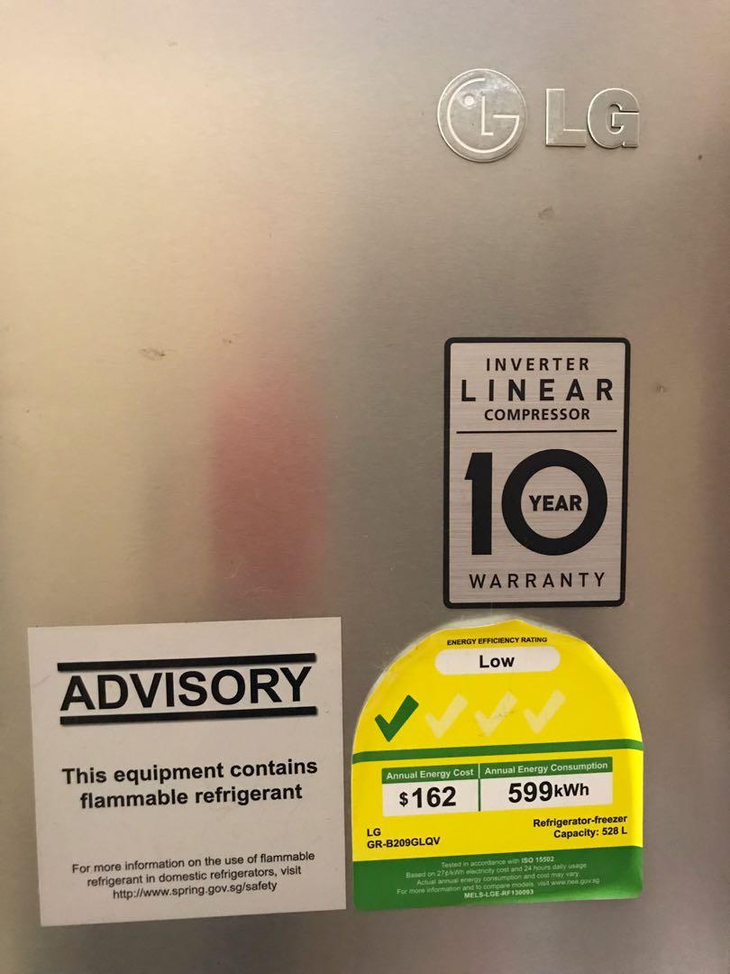 LG fridge selling at 150, TV & Home Appliances, Kitchen Appliances