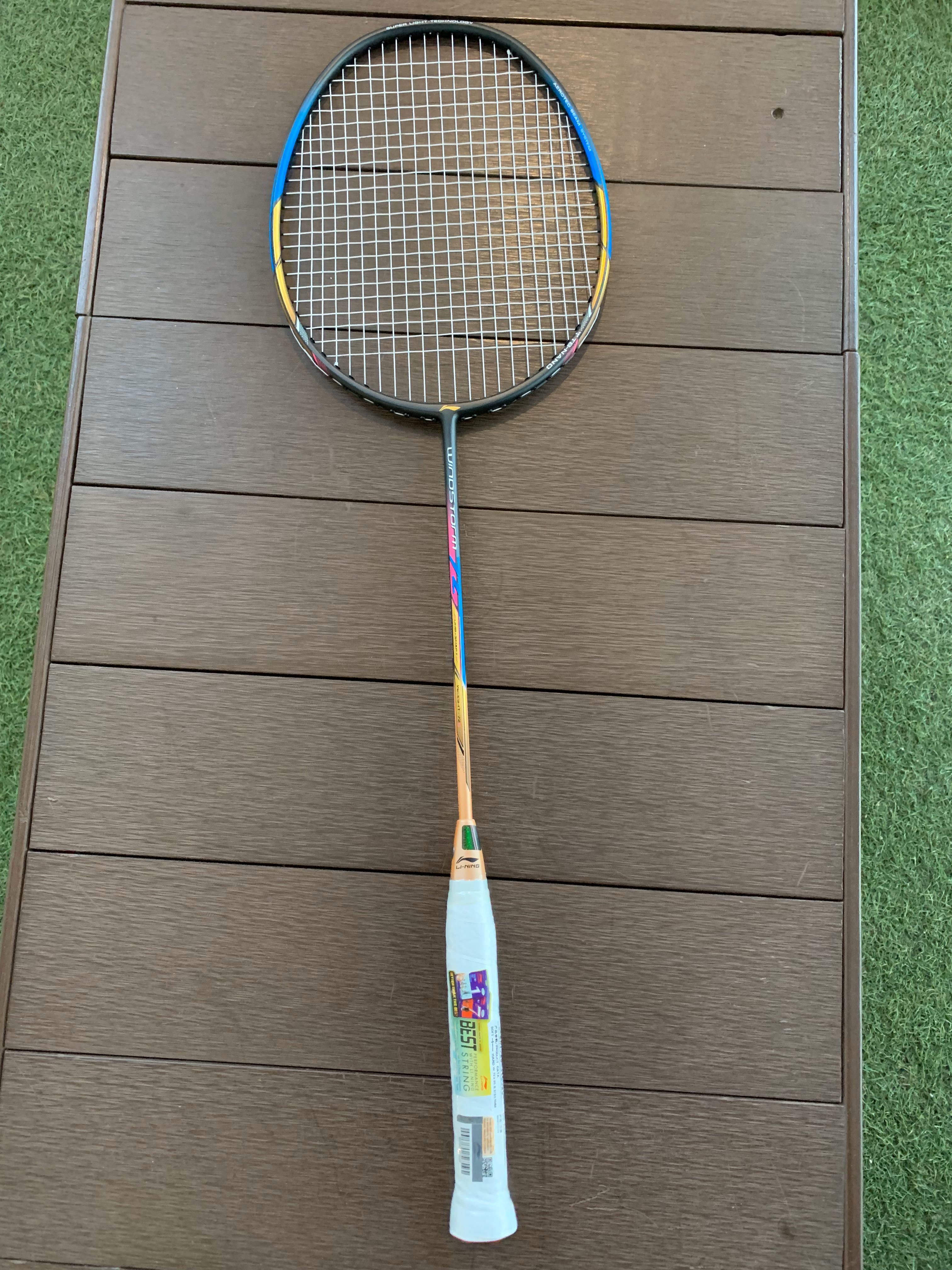 Li Ning Badminton RacketWind Storm 72, Sports Equipment, Sports