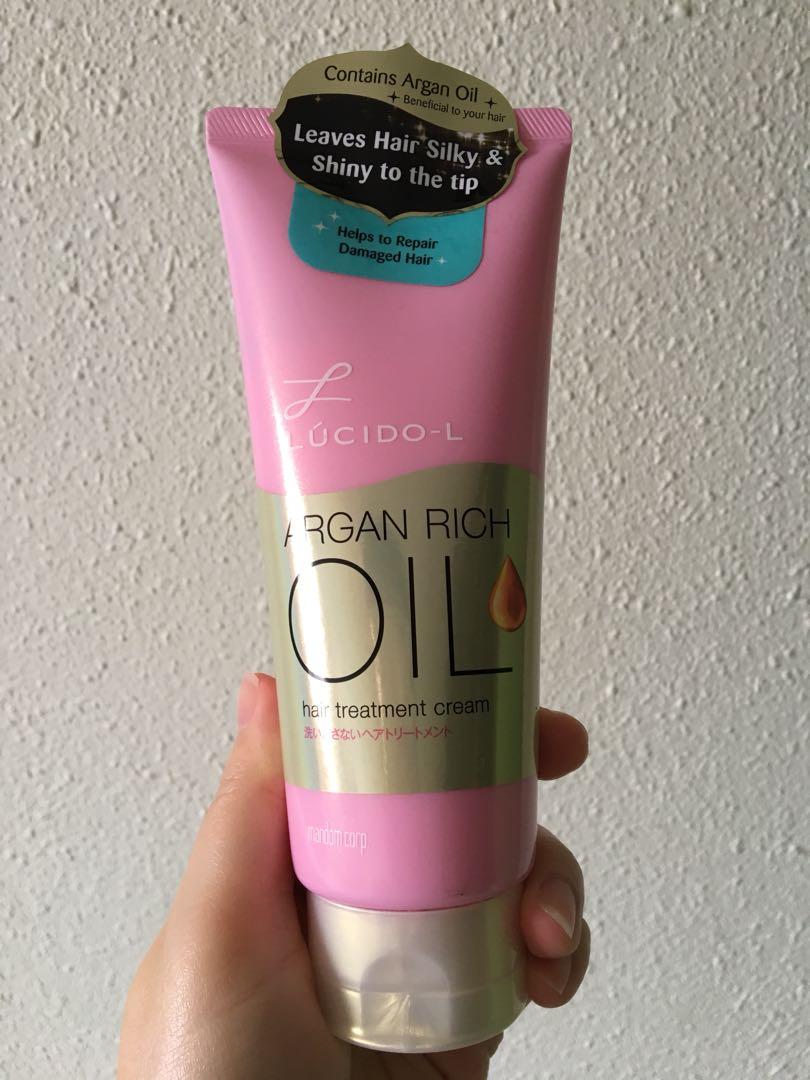 LucidoL Argan Rich Oil Hair Treatment Cream, Beauty & Personal Care