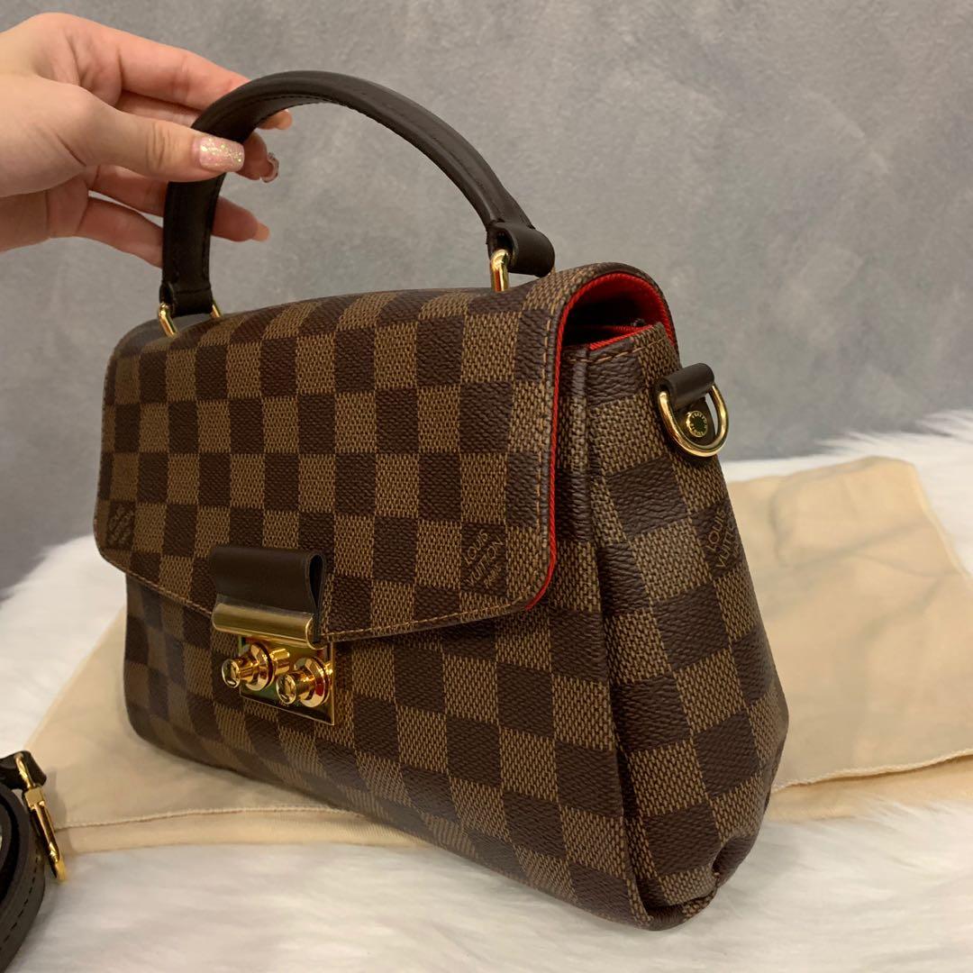 Croisette leather handbag Louis Vuitton Beige in Leather - 31088030