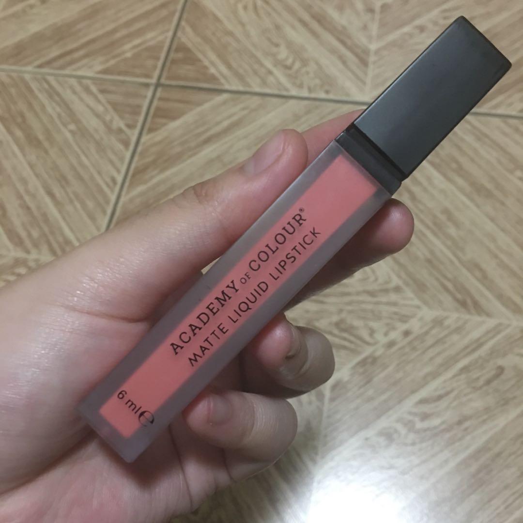 academy of colour matte liquid lipstick