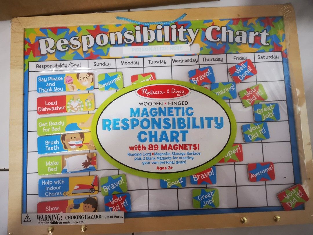 Melissa & doug responsibility chart, Hobbies & Toys, Toys