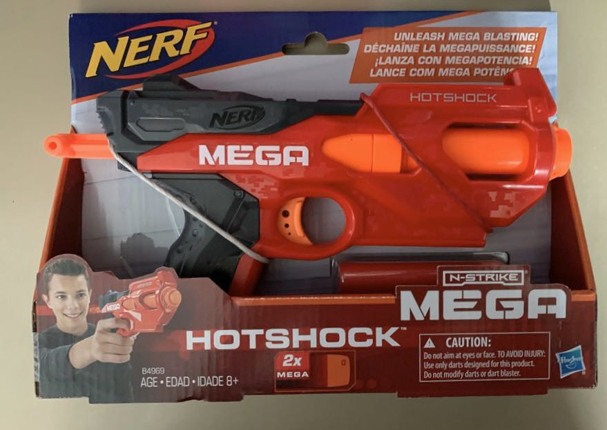 nerf mega hotshock bullets