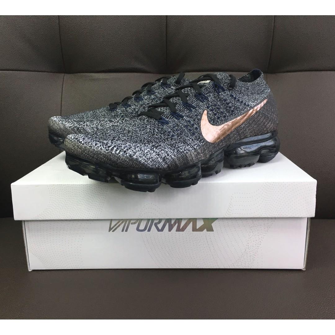 NIKE AIR MAX VAPORMAX FLYKNIT DARK GREY BRONZE ZOOMFLY OFF WHITE 1
