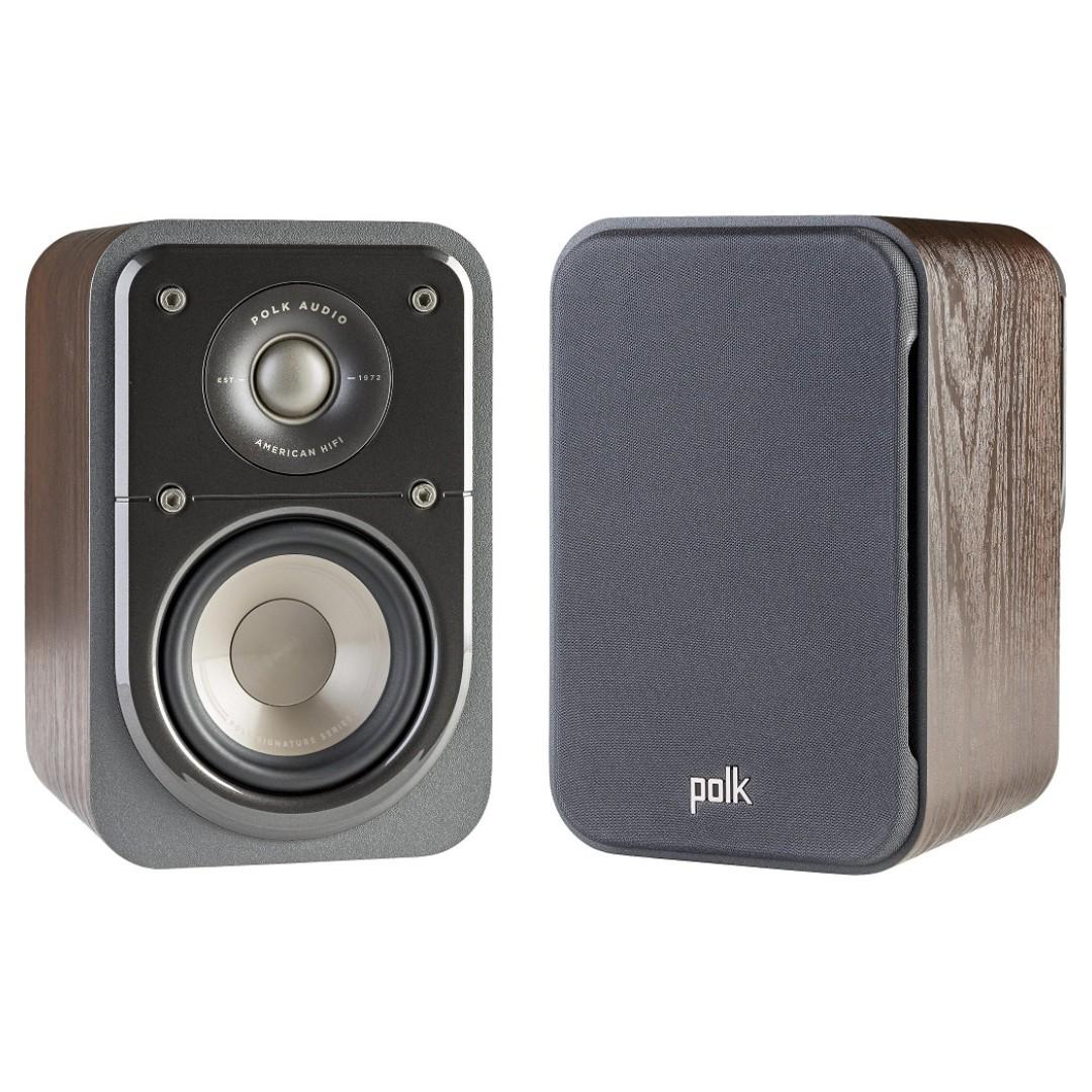 Polk Audio bookshelf speakers (Category: Soundbars, Speakers & Amplifiers) located in Mandaluyong City. Submitted by sinjin22 (Listing ID 254142816, Image 2). Description: Selling brand new Polk Audio bookshelf speakers. Sealed in the box. Comes with 1 year warranty. RTi A3 is P22,490 (black and cherry available) RTi A1 is P16,990 (black and cherry available) S20 is P18,490 (black and brown available) S15 is P13,990 (black and brown available) S1