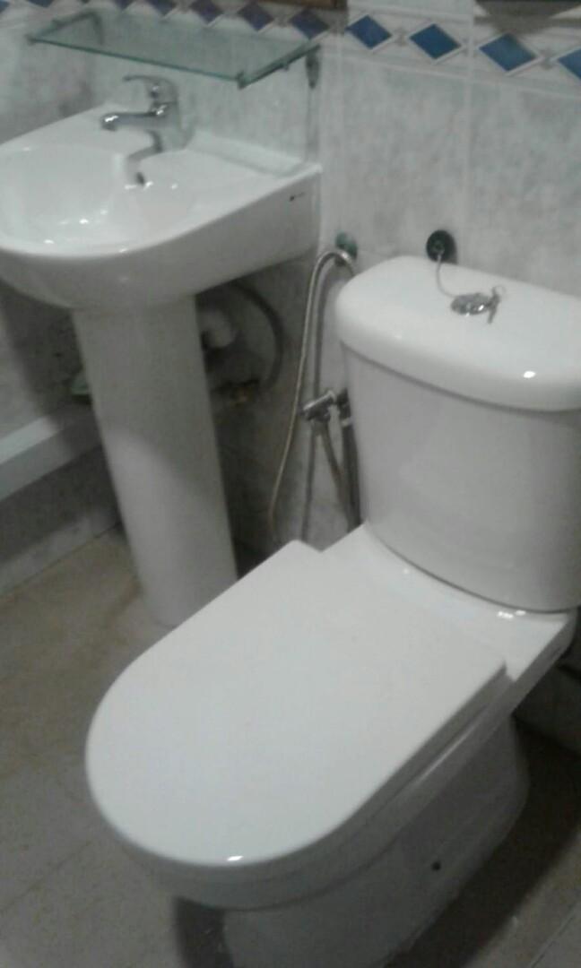 Replacement & Installation New Toilet Bowl and Toilet Basin, Home