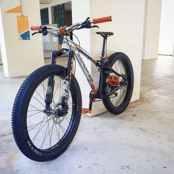 Semi fat top bike