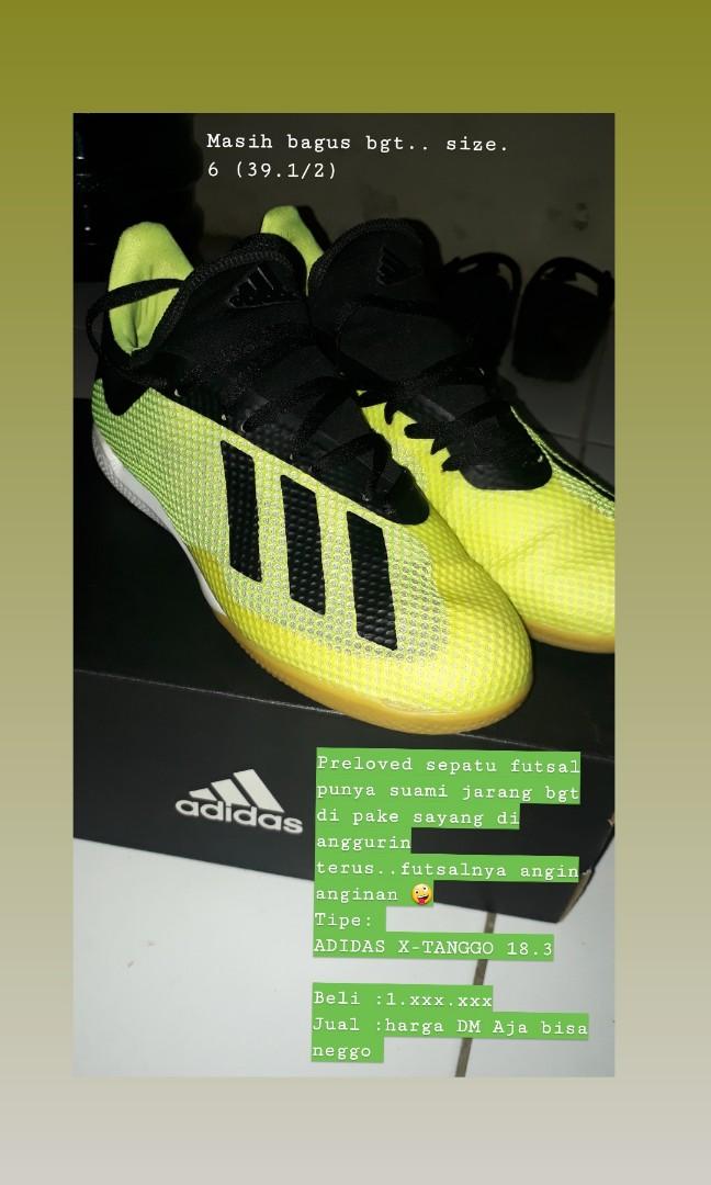 Sepatu Futsal Adidas Sports Athletic Sports Clothing On Carousell