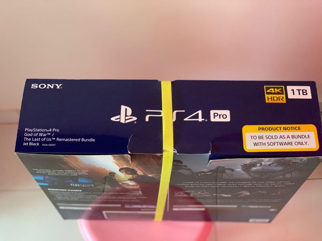 Sony Playstation 4 Pro 1TB, Video Gaming, Video Game Consoles