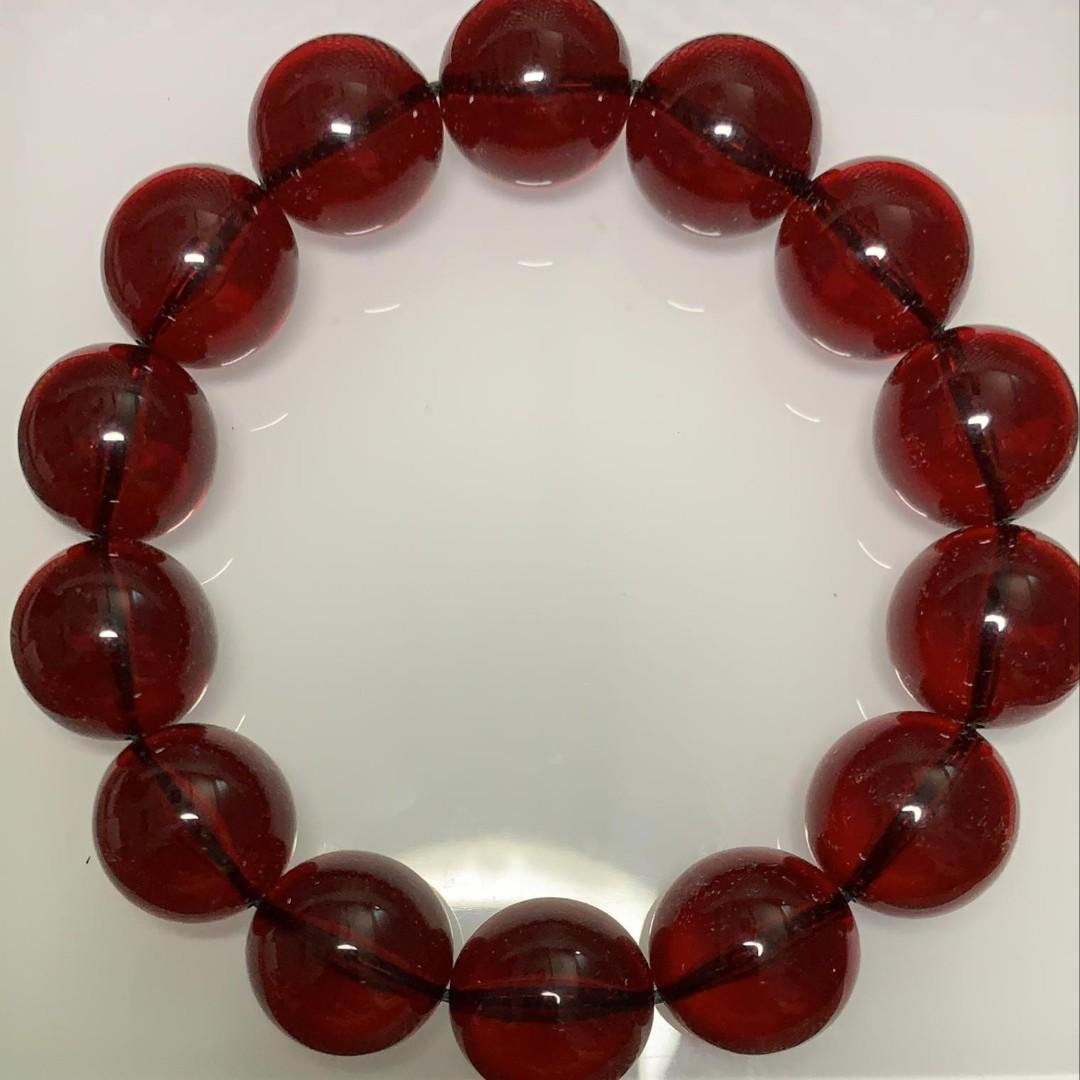 Red best sale amber bracelet