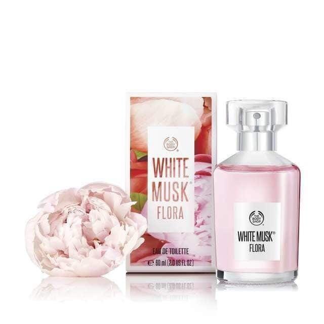 white musk flora body shop