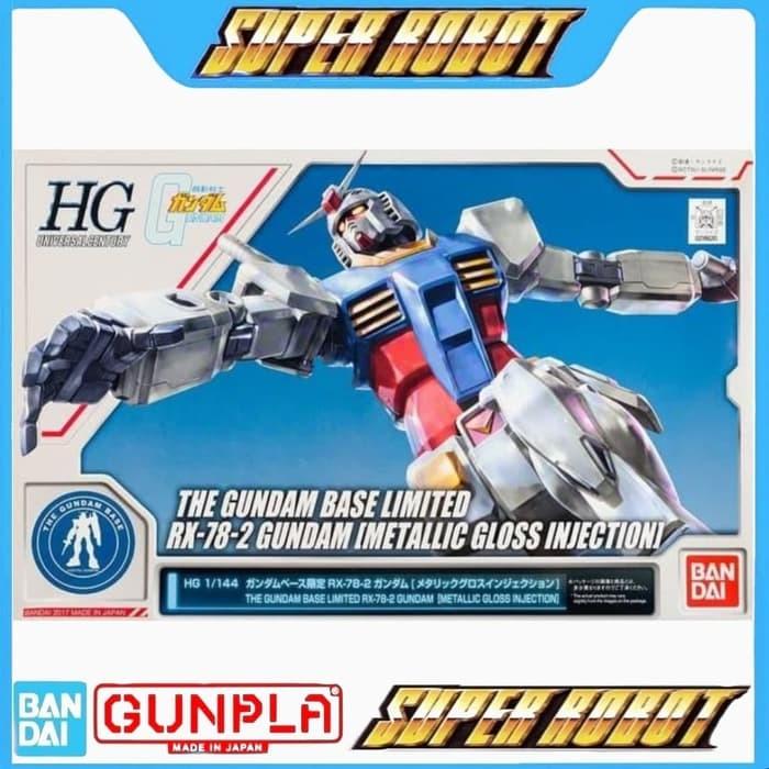 Hg 1 144 The Gundam Base Limited Rx 78 2 Gundam Metallic Gloss Injection Toys Games Others On Carousell