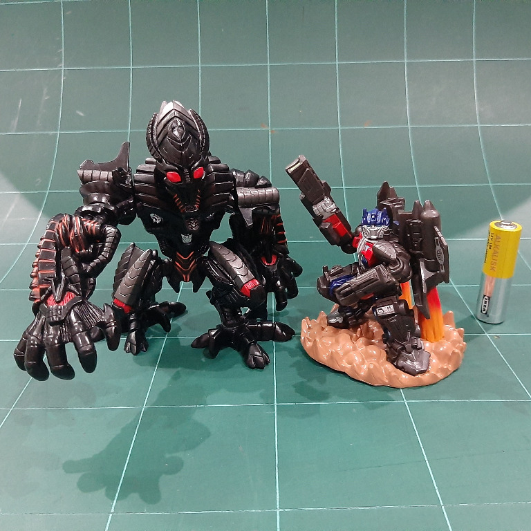 Transformers Posable display Figure: Fallen and Jetpower Optimus Prime ...