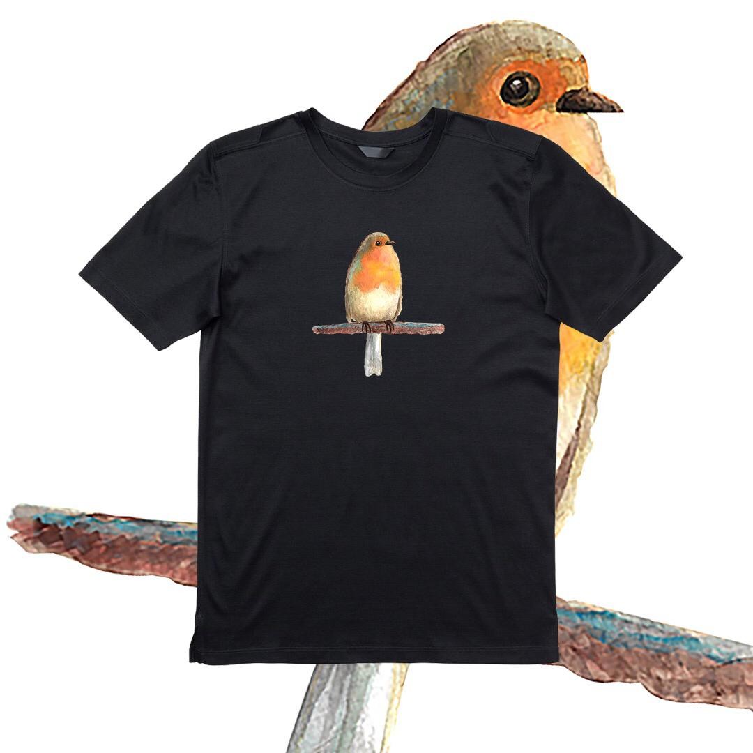 T Shirt Robin 2 Hitam Kaos Women S Fashion Women S Clothes Tops