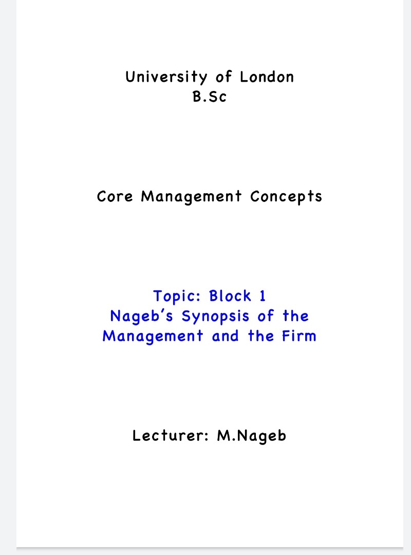 UOL CMC nageb notes core management concept, Computers & Tech, Office